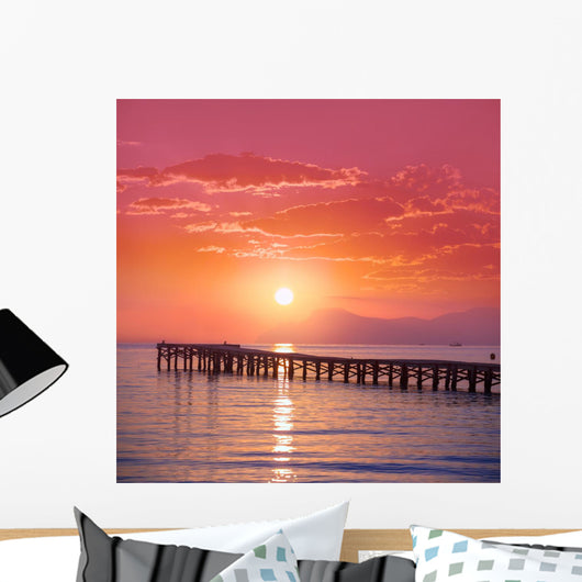 Majorca Muro beach sunrise Alcudia Bay Mallorca Wall Mural