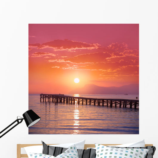 Majorca Muro beach sunrise Alcudia Bay Mallorca Wall Mural
