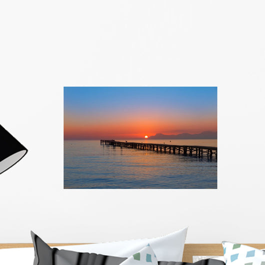 Majorca Muro beach sunrise Alcudia Bay Mallorca Wall Mural