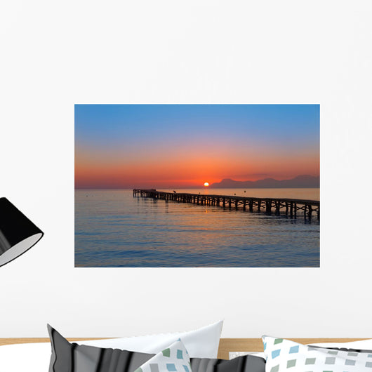 Majorca Muro beach sunrise Alcudia Bay Mallorca Wall Mural
