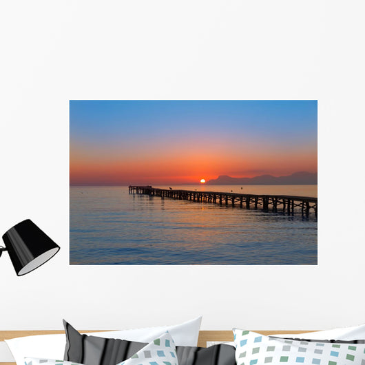 Majorca Muro beach sunrise Alcudia Bay Mallorca Wall Mural