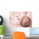 Close-up Newborn Baby Breastfeeding Wall Decal