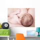 Close-up Newborn Baby Breastfeeding Wall Decal