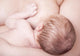 Close-up Newborn Baby Breastfeeding Wall Decal