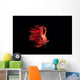 Fighting Fish Beautiful Betta Wall Decal