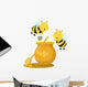 Illustrator Bee and Honey Wall Decal