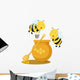 Illustrator Bee and Honey Wall Decal