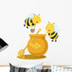 Illustrator Bee and Honey Wall Decal