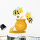 Illustrator Bee and Honey Wall Decal