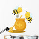 Illustrator Bee and Honey Wall Decal