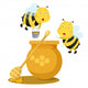 Illustrator Bee and Honey Wall Decal