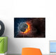 Speedometer Fire and Water Wall Decal