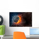 Speedometer Fire and Water Wall Decal