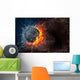 Speedometer Fire and Water Wall Decal