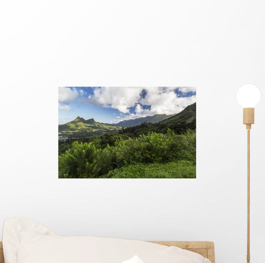 Mountains along Pali Highway Wall Decal
