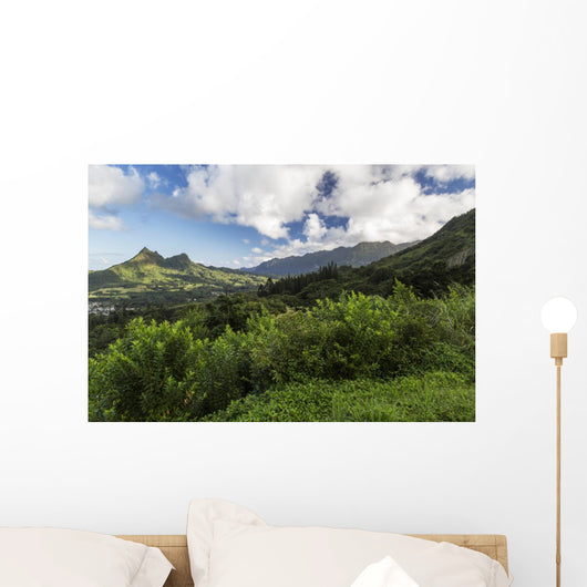 Mountains along Pali Highway Wall Decal