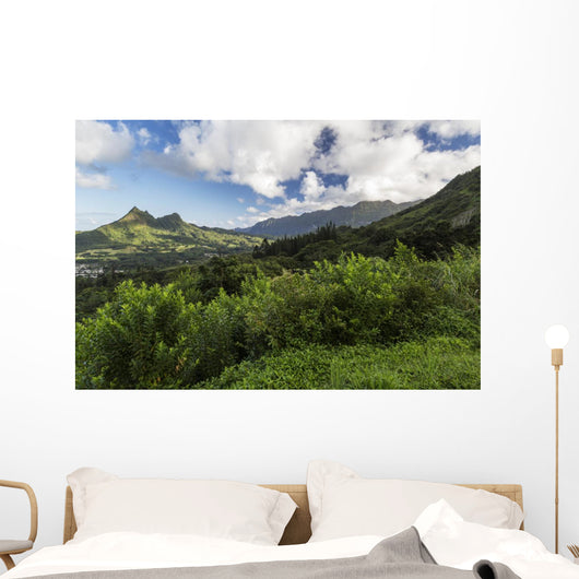 Mountains along Pali Highway Wall Decal
