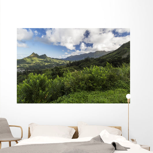 Mountains along Pali Highway Wall Decal