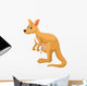 Mother Kangaroo with Her Wall Decal