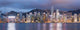 Hong Kong Skyline Wall Decal Panoramic Wall Decal