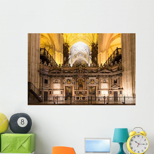 Interior Cathedral Seville Andalusia Wall Decal