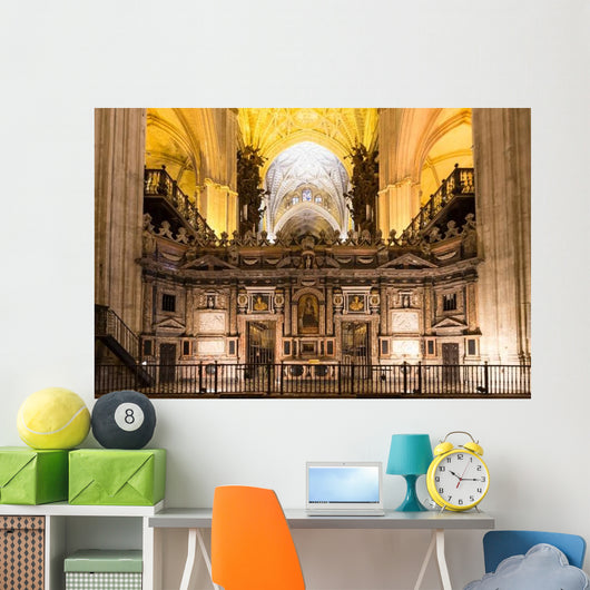 Interior Cathedral Seville Andalusia Wall Decal