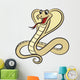 Illustration Cobra Snake White Wall Decal