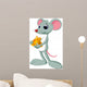 Mice and Slice Cheese Wall Decal Design 2