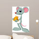 Mice and Slice Cheese Wall Decal Design 2