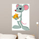 Mice and Slice Cheese Wall Decal Design 2