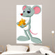 Mice and Slice Cheese Wall Decal Design 2