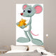Mice and Slice Cheese Wall Decal Design 2