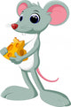 Mice and Slice Cheese Wall Decal Design 2