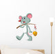 Mice and Slice Cheese Wall Decal Design 1