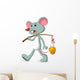 Mice and Slice Cheese Wall Decal Design 1