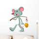 Mice and Slice Cheese Wall Decal Design 1