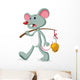 Mice and Slice Cheese Wall Decal Design 1