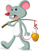 Mice and Slice Cheese Wall Decal Design 1