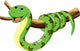 Illustration Cartoon Snake Wall Decal Design 1