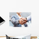 Handshake Businessmen Concepts Soft Focus Wall Decal