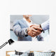 Handshake Businessmen Concepts Soft Focus Wall Decal
