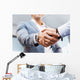 Handshake Businessmen Concepts Soft Focus Wall Decal