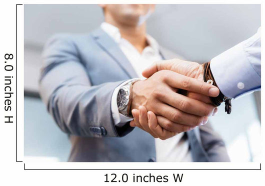 Handshake Businessmen Concepts Soft Focus Wall Decal
