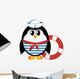Cartoon Penguin Wall Decal
