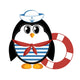 Cartoon Penguin Wall Decal