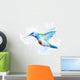 Watercolor Colibri Bird Wall Decal Design 2