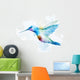 Watercolor Colibri Bird Wall Decal Design 2