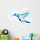 Watercolor Colibri Bird Wall Decal Design 2