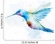 Watercolor Colibri Bird Wall Decal Design 2