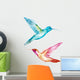 Watercolor Colibri Bird Wall Decal Design 1